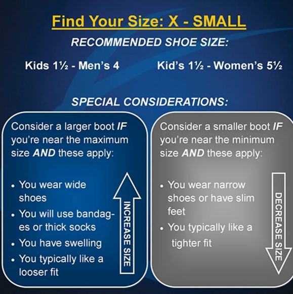 NWT UNITED ORTHO- USA 14007 CAM WALKER FRACTURE BOOT EXTRA SMALL BLACK 15 INCHES - Picture 13 of 14